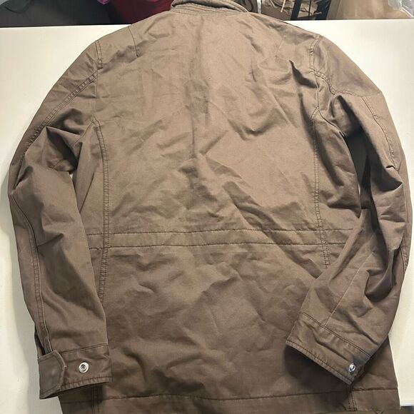 All Saints Brown utility jacket corduroy neck medium - Picture 8 of 8